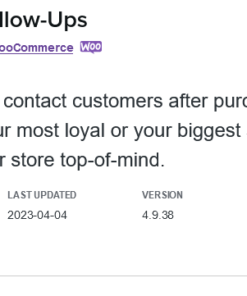 WooCommerce Follow-Up Emails