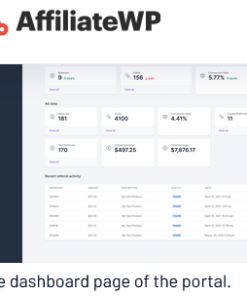 AffiliateWP - Affiliate Portal